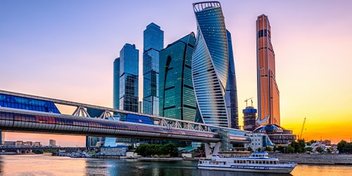 New York - Moscow flight ticket