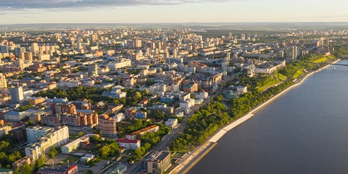 حجز طيران من Москва إلى Пермь